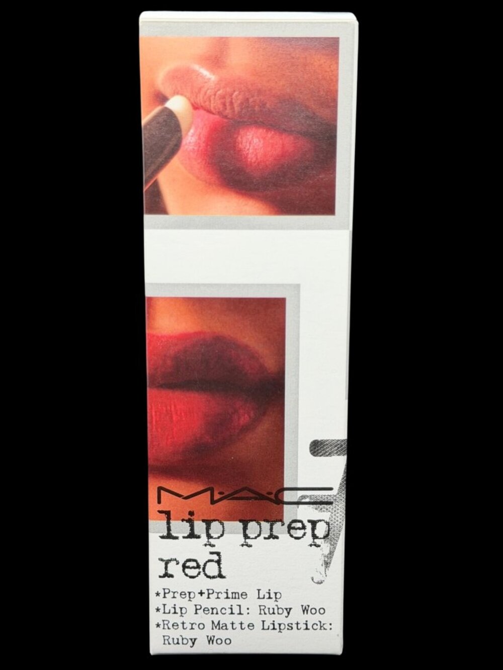 NIB MAC Lip Prep Red Ruby Woo Set | Primer | Lip Pencil | Retro Matte Lipstick